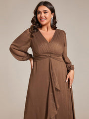 Lucille | Twist Knot A-Line Wedding Guest Dress