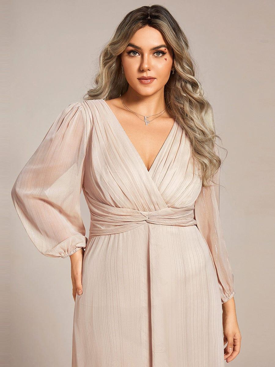 Lucille | Twist Knot A-Line Wedding Guest Dress