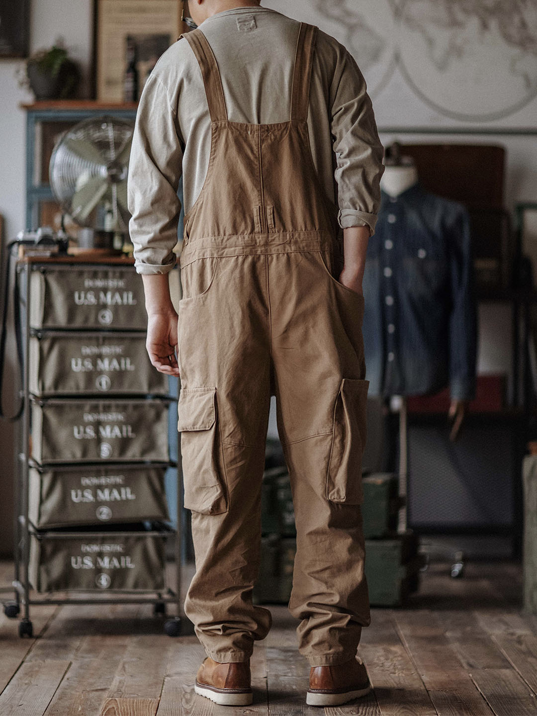 Luna | Relaxed Fit Canvas Overalls