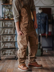 Luna | Relaxed Fit Canvas Overalls