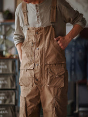 Luna | Relaxed Fit Canvas Overalls