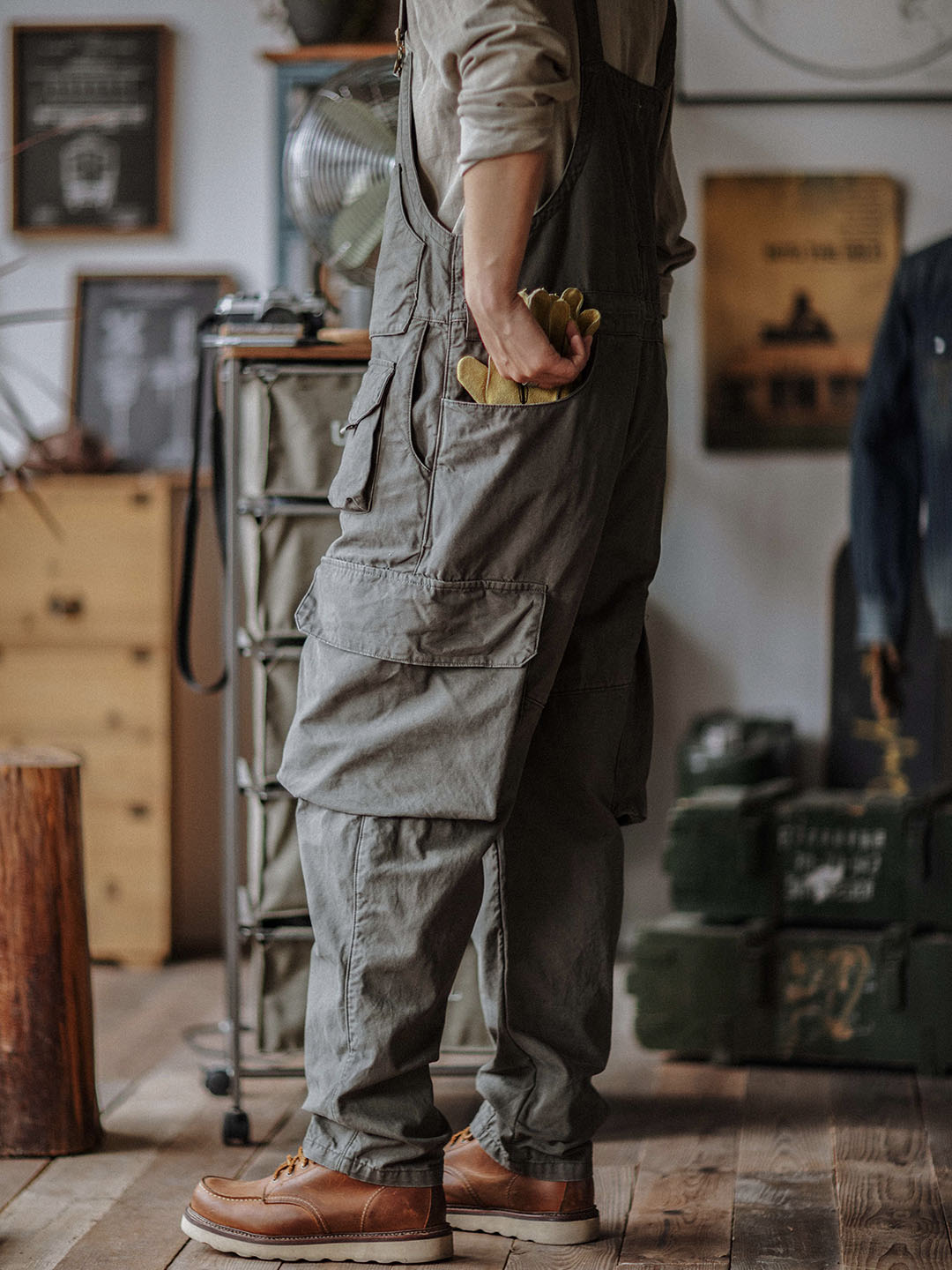 Luna | Relaxed Fit Canvas Overalls
