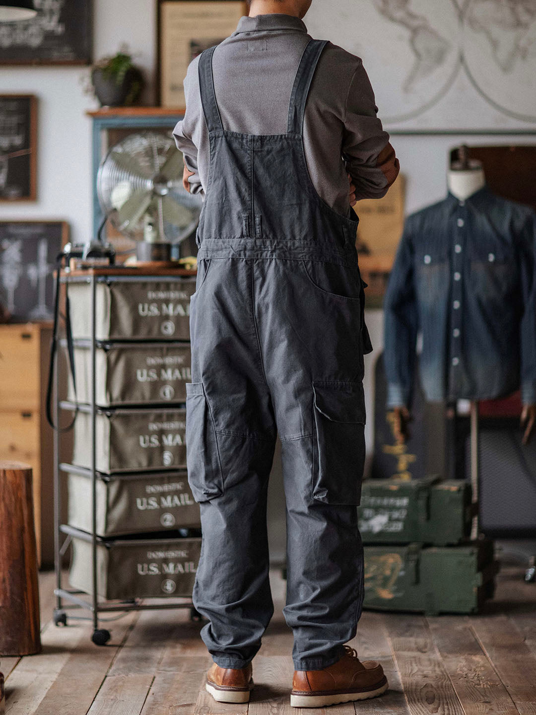 Luna | Relaxed Fit Canvas Overalls