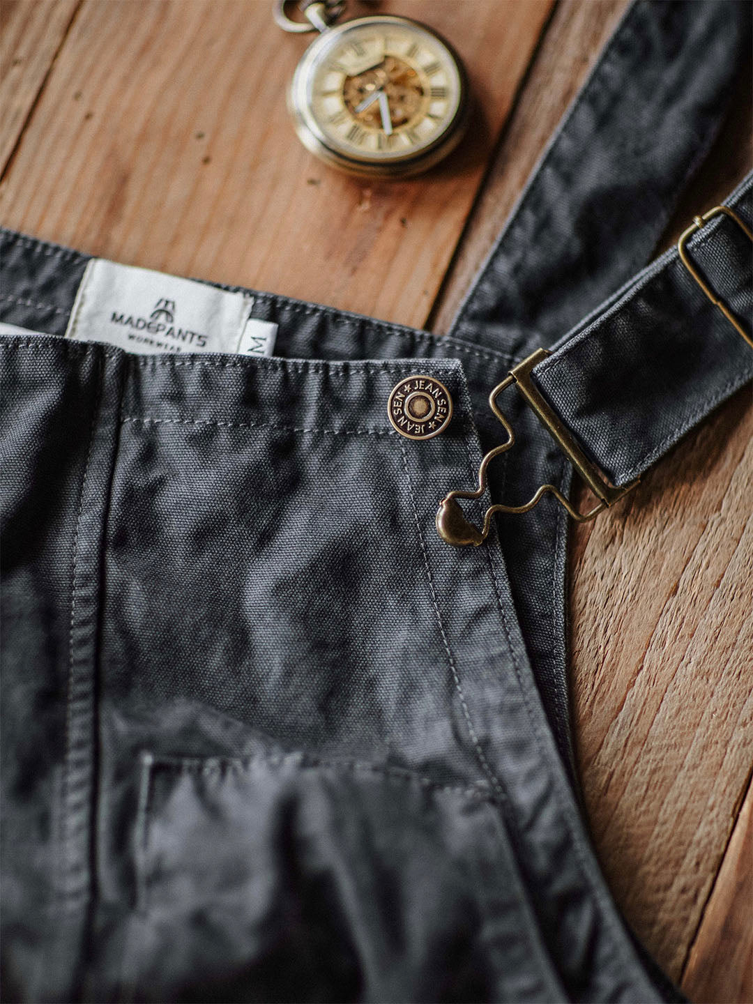 Luna | Relaxed Fit Canvas Overalls