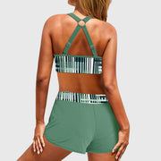 Margot | Ribbed High-Waisted Bikini Set