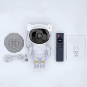 Martindale Astronaut Design Table Lamp with Star Projection – Ideal for Bedroom or Kids Room