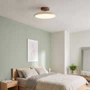 Matte Black Adjustable Ceiling Lamp with Soft Diffused Light – Ideal for Living Room or Bedroom