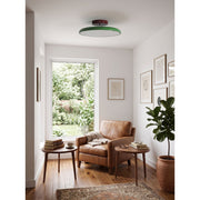 Matte Black Adjustable Ceiling Lamp with Soft Diffused Light – Ideal for Living Room or Bedroom
