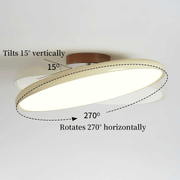 Matte Black Adjustable Ceiling Lamp with Soft Diffused Light – Ideal for Living Room or Bedroom