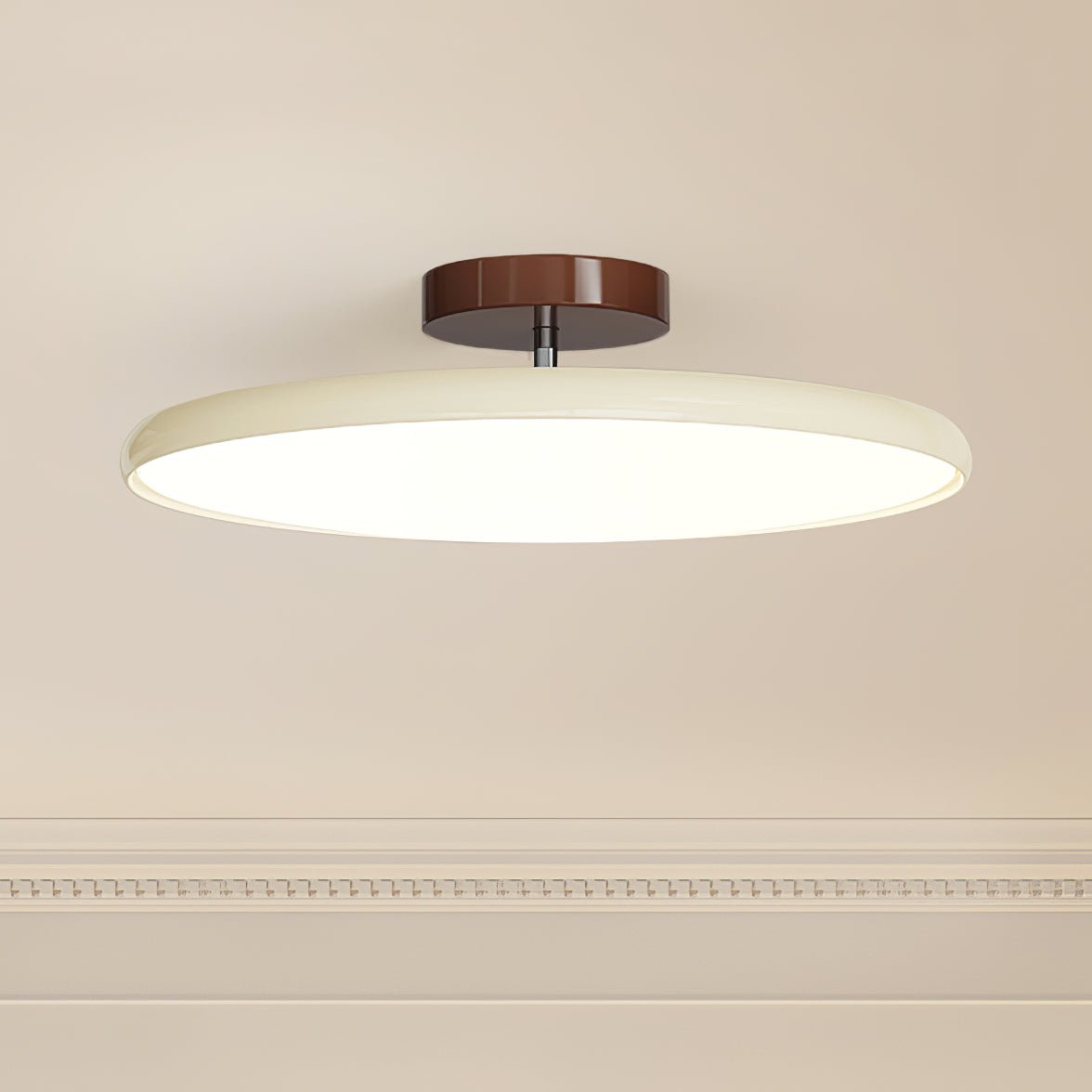 Matte Black Adjustable Ceiling Lamp with Soft Diffused Light – Ideal for Living Room or Bedroom