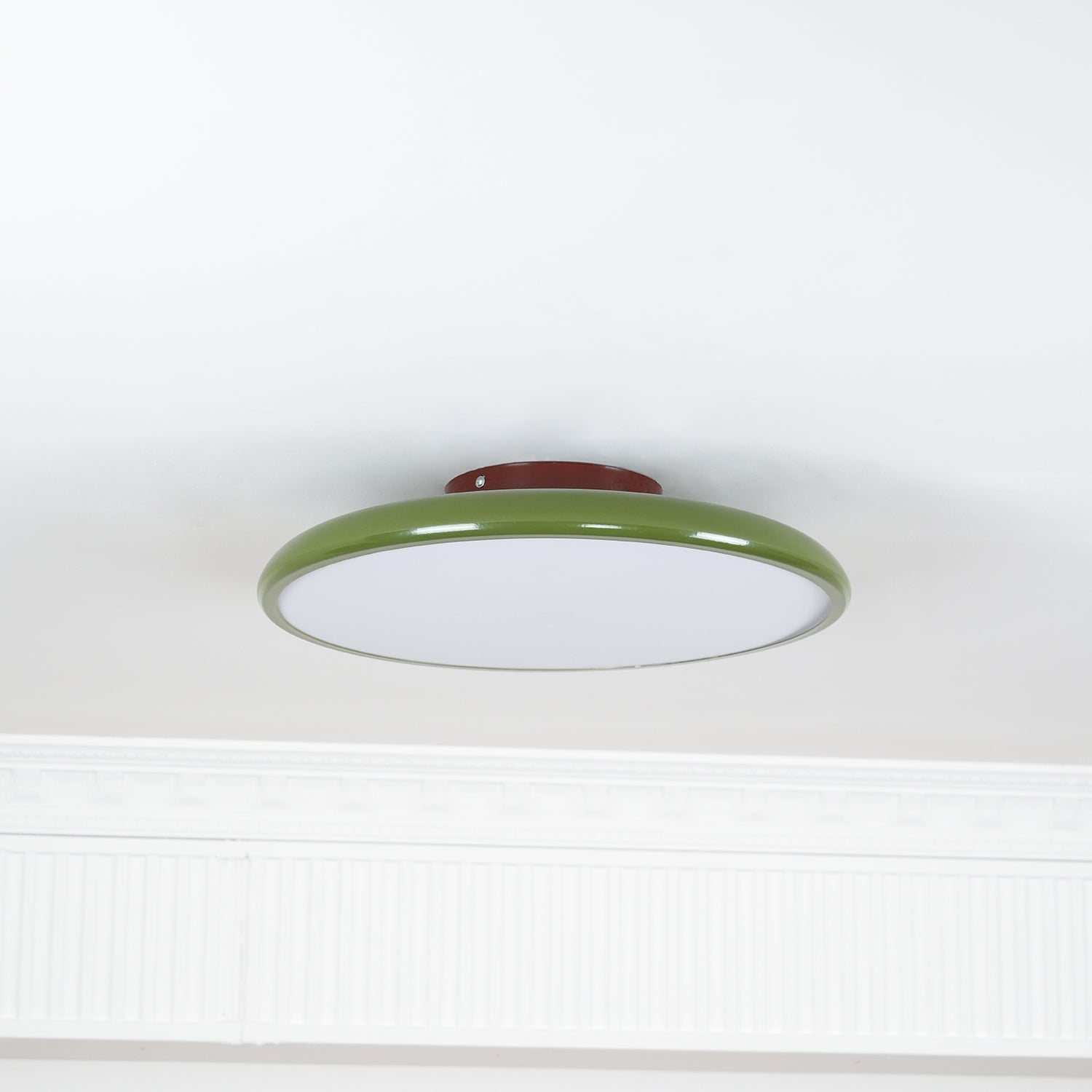 Matte Black Adjustable Ceiling Lamp with Soft Diffused Light – Ideal for Living Room or Bedroom