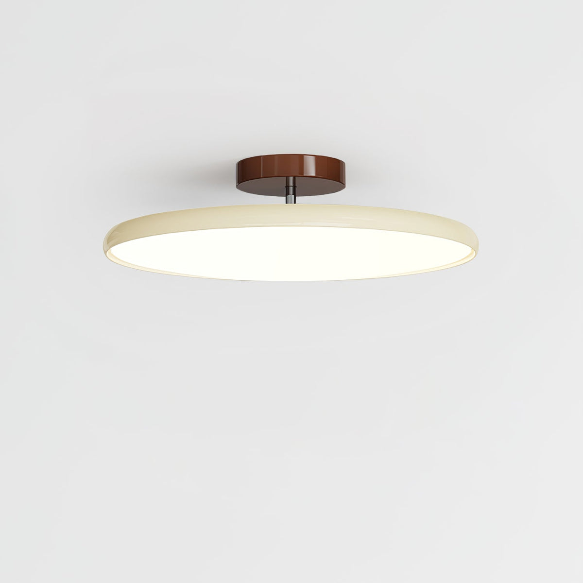 Matte Black Adjustable Ceiling Lamp with Soft Diffused Light – Ideal for Living Room or Bedroom