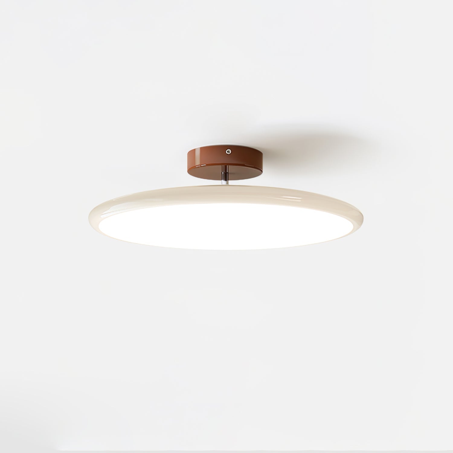 Matte Black Adjustable Ceiling Lamp with Soft Diffused Light – Ideal for Living Room or Bedroom