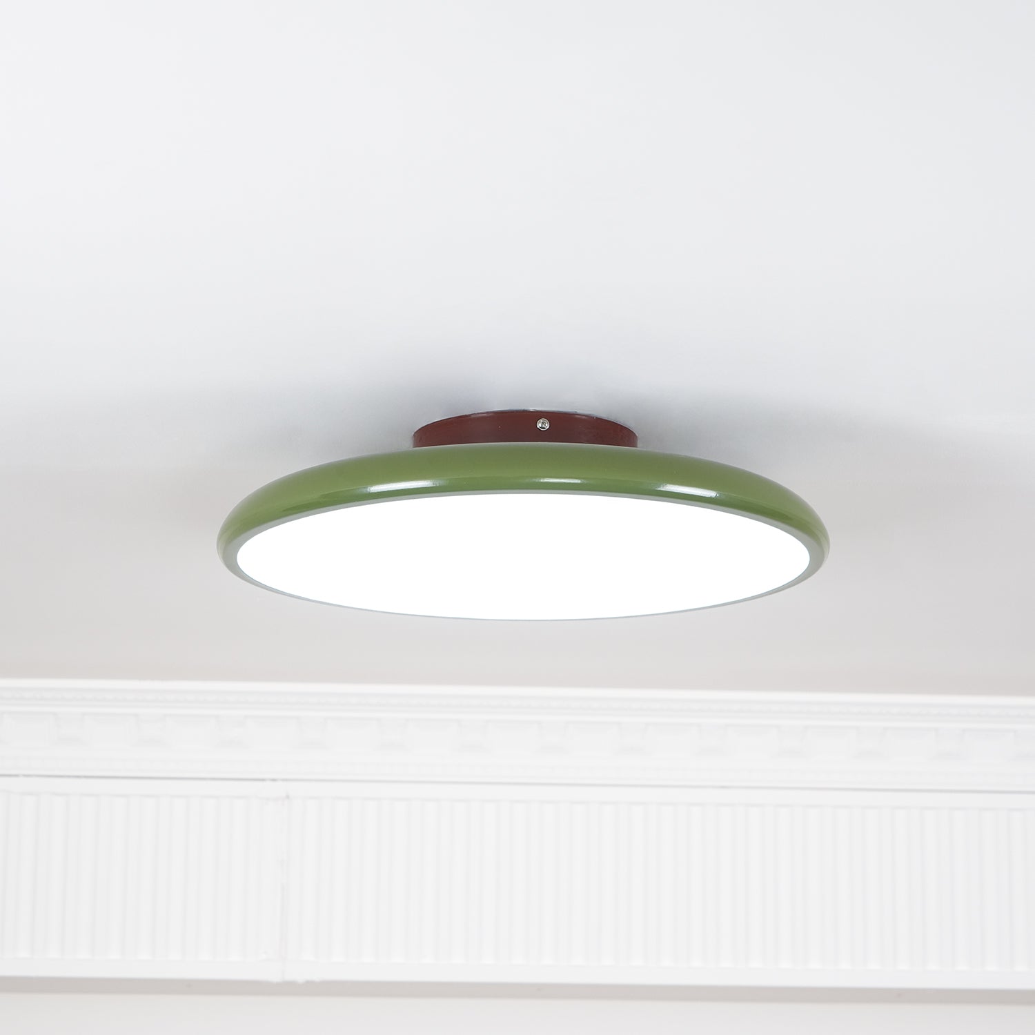 Matte Black Adjustable Ceiling Lamp with Soft Diffused Light – Ideal for Living Room or Bedroom