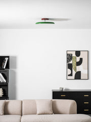 Matte Black Adjustable Ceiling Lamp with Soft Diffused Light – Ideal for Living Room or Bedroom