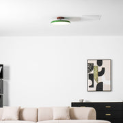 Matte Black Adjustable Ceiling Lamp with Soft Diffused Light – Ideal for Living Room or Bedroom