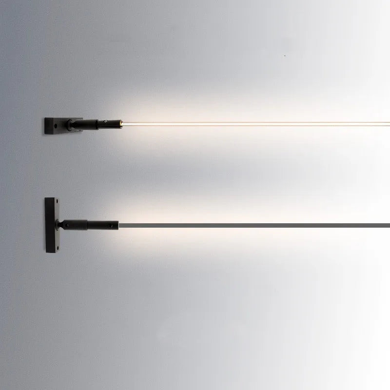 Matte White Aluminum Ceiling Lamp with 360° Swivel LED Strip – Ideal for Living Room or Office