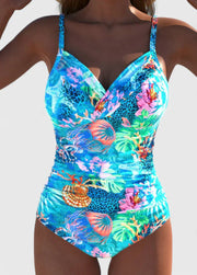 Maura | Fitted Printed One-Piece Swimsuit