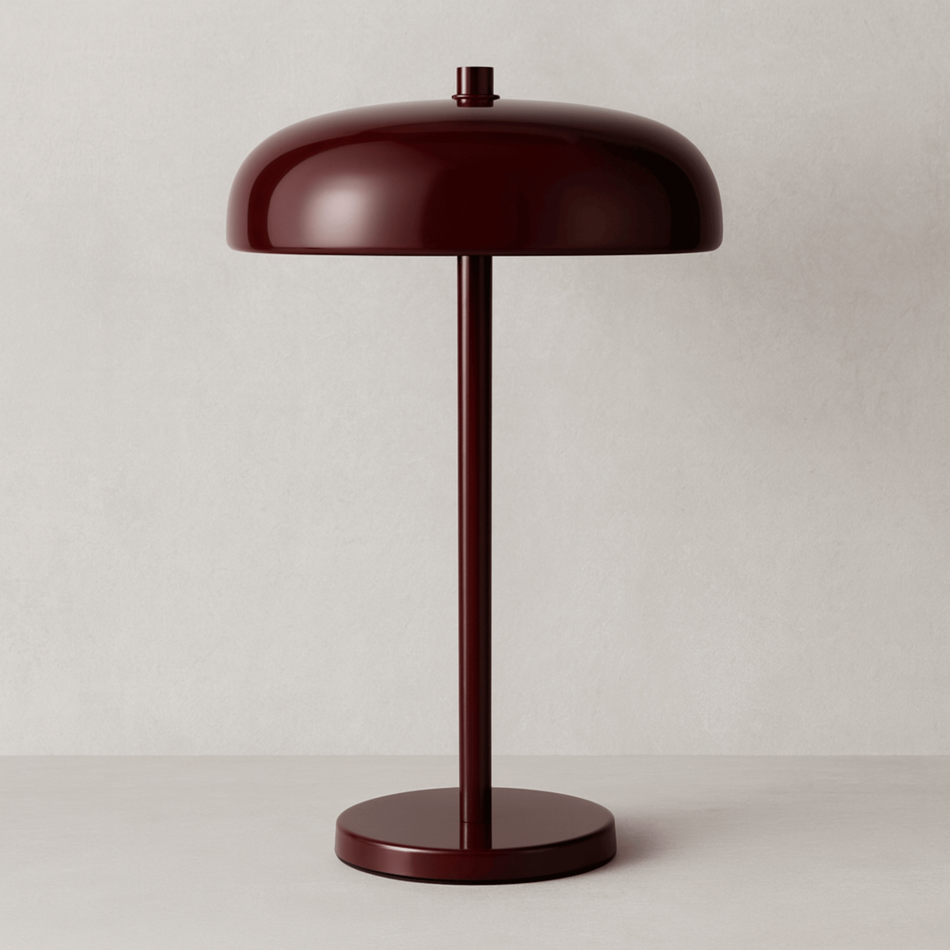 Metal Dome Table Lamp with LED Touch Control – Ideal for Bedroom or Office
