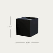 Metallic Cube Outdoor Wall Sconce with Minimalist Design – Ideal for Exterior Walls by Florence