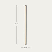 Metallic Minimalist Outdoor Wall Sconce with Long Profile – Ideal for Covered Patio