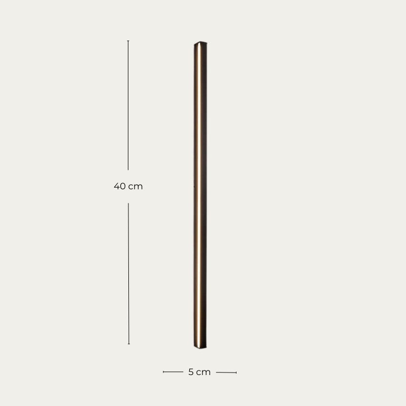Metallic Minimalist Outdoor Wall Sconce with Long Profile – Ideal for Covered Patio