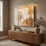 Minimalist Metal Rechargeable Wall Lamp with Linear Light – Ideal for Bedroom or Hallway