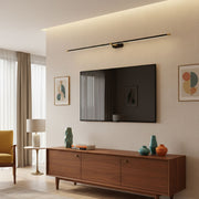 Minimalist Metal Rechargeable Wall Lamp with Linear Light – Ideal for Bedroom or Hallway
