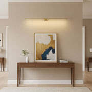 Minimalist Metal Rechargeable Wall Lamp with Linear Light – Ideal for Bedroom or Hallway