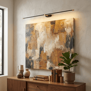 Minimalist Metal Rechargeable Wall Lamp with Linear Light – Ideal for Bedroom or Hallway