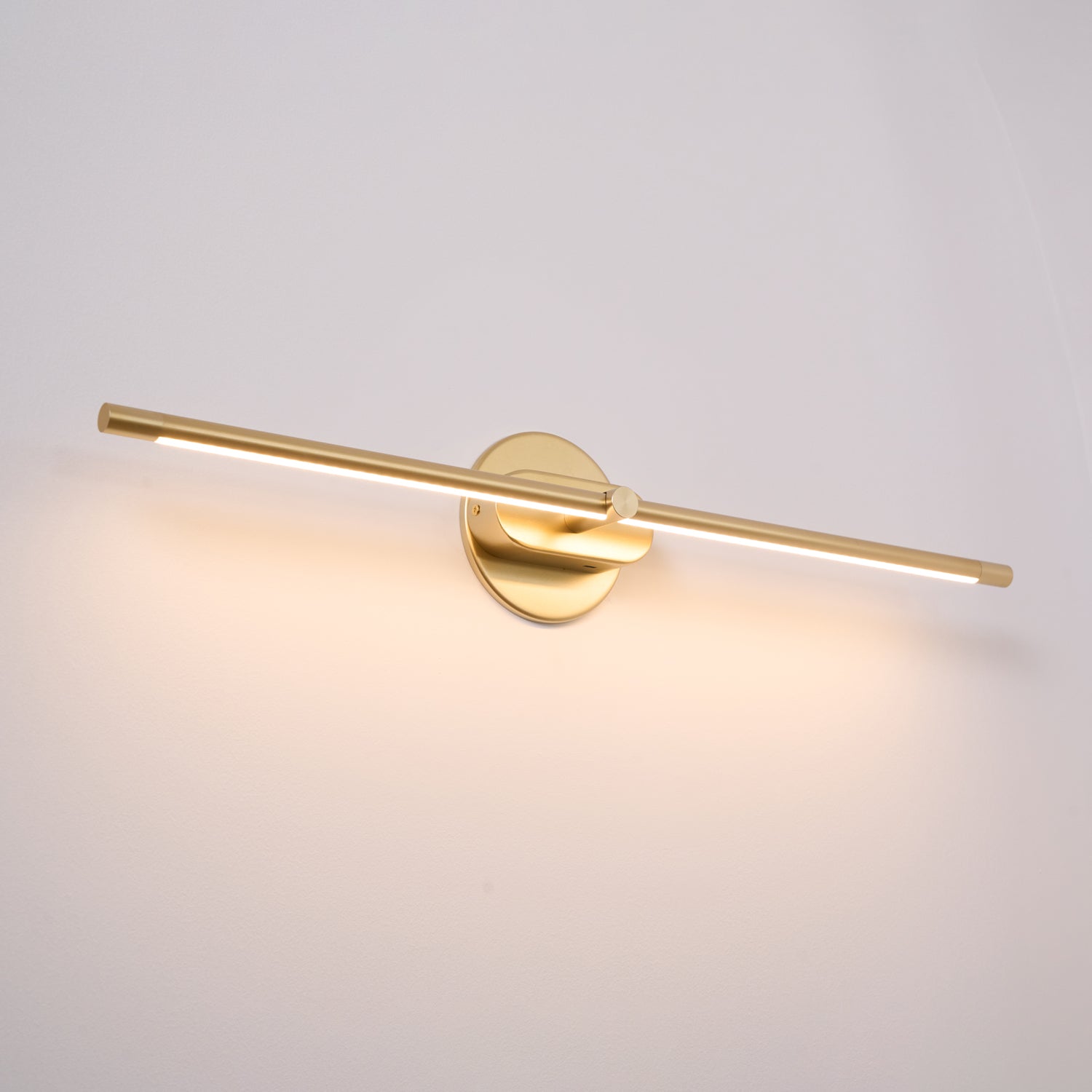 Minimalist Metal Rechargeable Wall Lamp with Linear Light – Ideal for Bedroom or Hallway