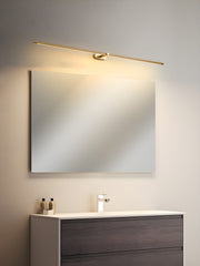 Minimalist Metal Rechargeable Wall Lamp with Linear Light – Ideal for Bedroom or Hallway