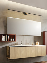 Minimalist Metal Rechargeable Wall Lamp with Linear Light – Ideal for Bedroom or Hallway