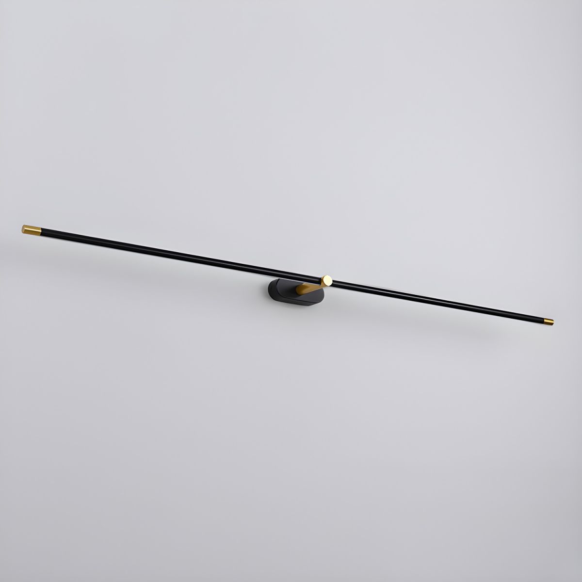 Minimalist Metal Rechargeable Wall Lamp with Linear Light – Ideal for Bedroom or Hallway