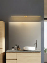 Minimalist Metal Rechargeable Wall Lamp with Linear Light – Ideal for Bedroom or Hallway