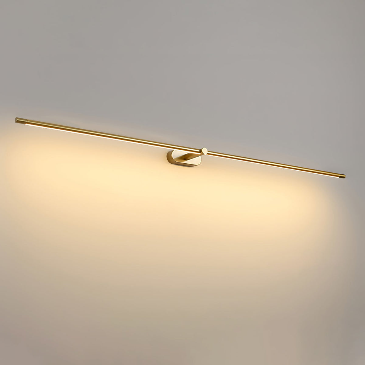 Minimalist Metal Rechargeable Wall Lamp with Linear Light – Ideal for Bedroom or Hallway