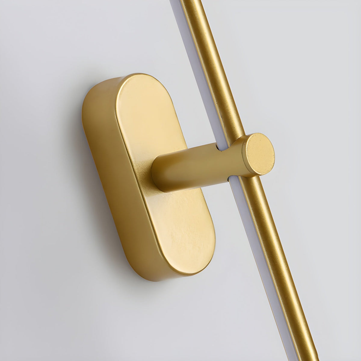 Minimalist Metal Rechargeable Wall Lamp with Linear Light – Ideal for Bedroom or Hallway