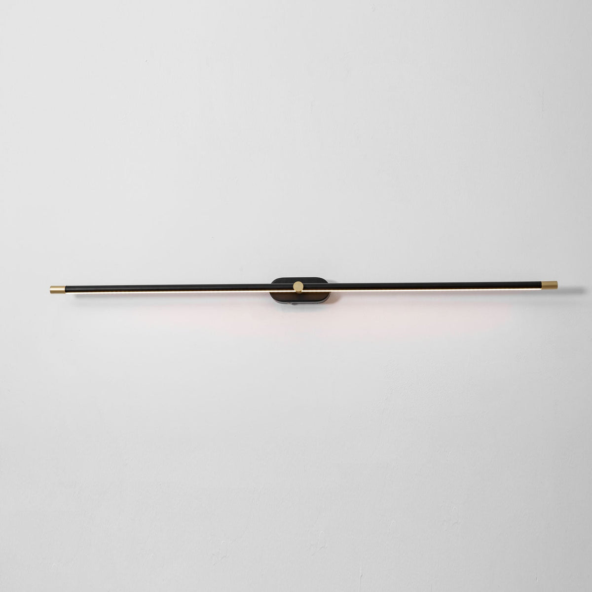 Minimalist Metal Rechargeable Wall Lamp with Linear Light – Ideal for Bedroom or Hallway