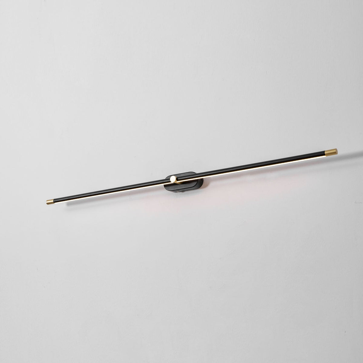 Minimalist Metal Rechargeable Wall Lamp with Linear Light – Ideal for Bedroom or Hallway