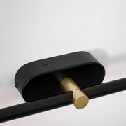 Minimalist Metal Rechargeable Wall Lamp with Linear Light – Ideal for Bedroom or Hallway