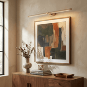 Minimalist Metal Rechargeable Wall Lamp with Linear Light – Ideal for Bedroom or Hallway