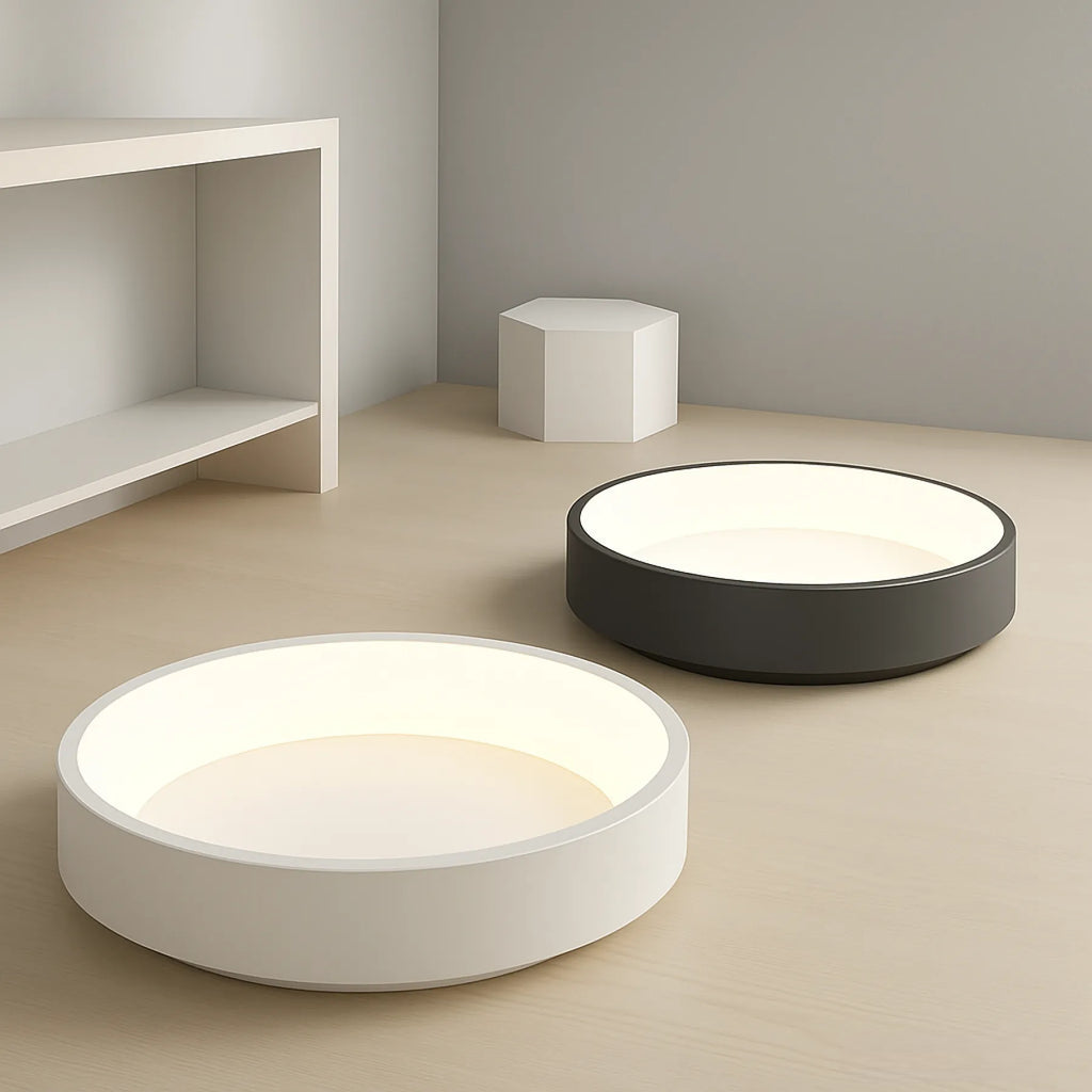 Minimalist Scandinavian LED Ceiling Lamp with Even Light Distribution – Ideal for Living Room or Bedroom