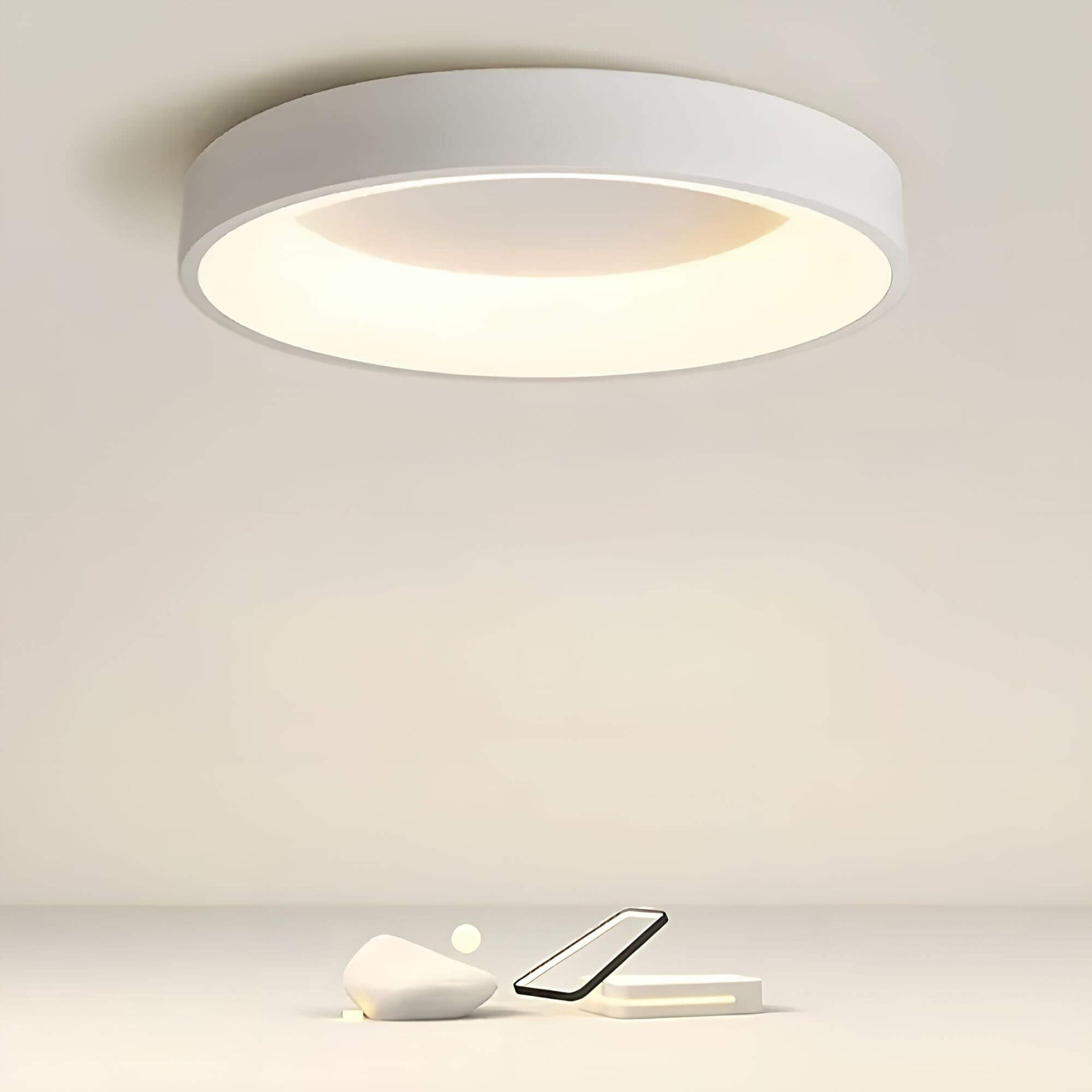 Minimalist Scandinavian LED Ceiling Lamp with Even Light Distribution – Ideal for Living Room or Bedroom