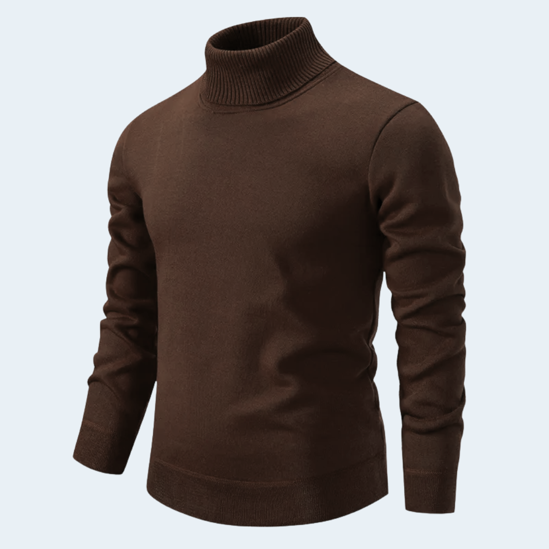 Biruvi | Men’s Roll Neck Knit Sweater