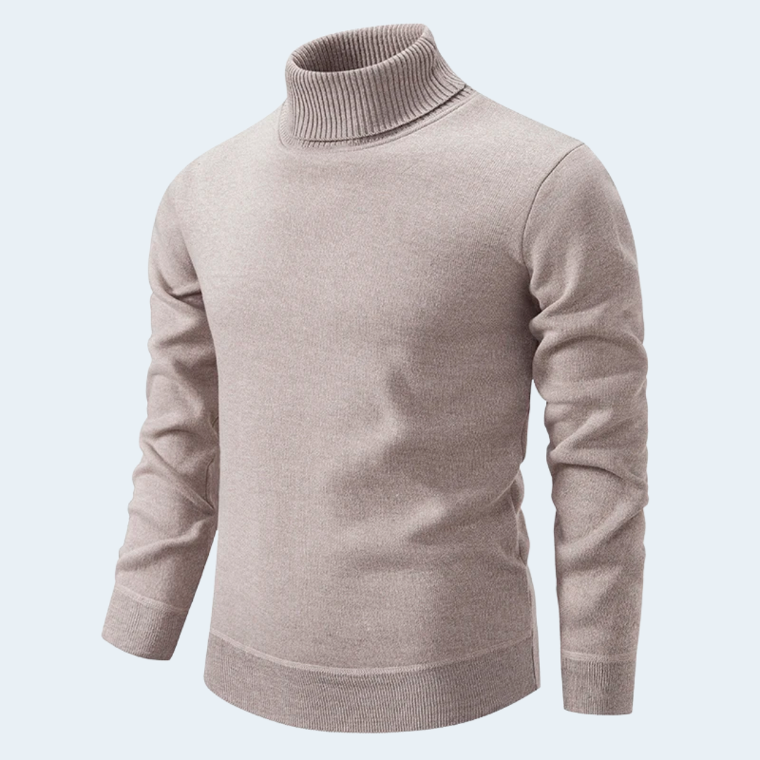 Biruvi | Men’s Roll Neck Knit Sweater