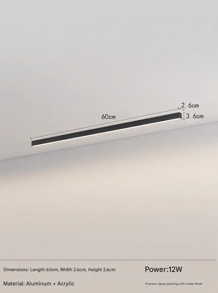 Modern Metal Ceiling Lamp with LED Lighting – Ideal for Balcony or Patio
