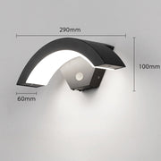 Modern Metal Outdoor Wall Sconce with Motion Sensor – Ideal for Exterior Spaces