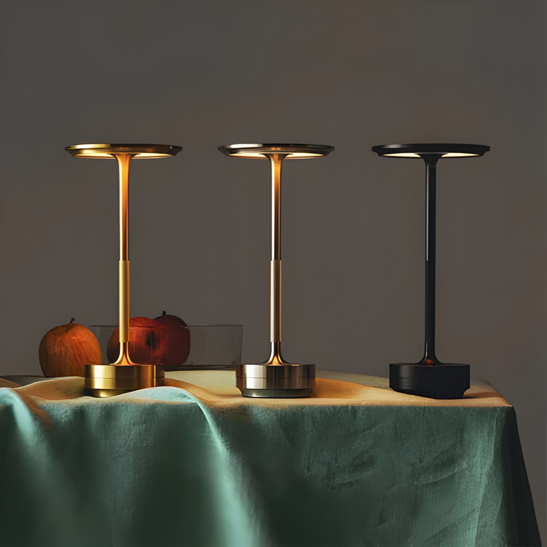 Modern Metal Wireless Table Lamp with Touch Control – Ideal for Bedroom or Office