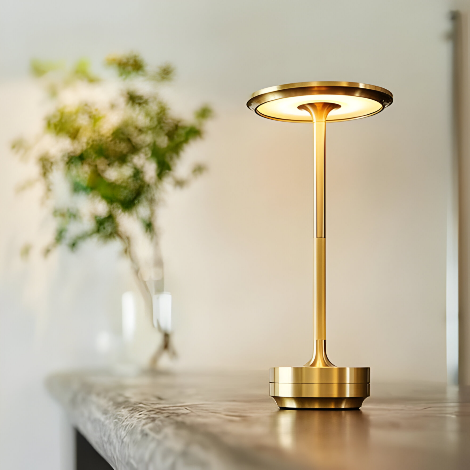 Modern Metal Wireless Table Lamp with Touch Control – Ideal for Bedroom or Office