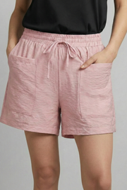 Monica | Relaxed Fit Elastic Waist Drawstring Shorts